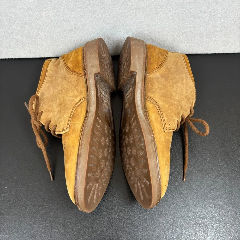Timberland Womens 7.5 M Chukka Ankle Boots 93388 Brown Leather Made in Portugal